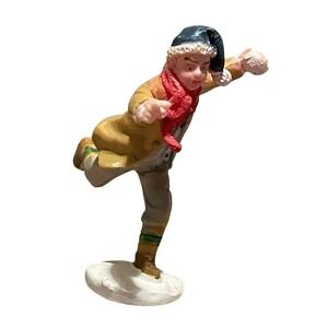 Lemax Christmas Village Town Boys Snowball Fun 62308 Fight Boy Playing Snow Kids